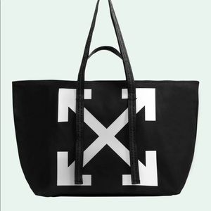 Off White Tote Bag